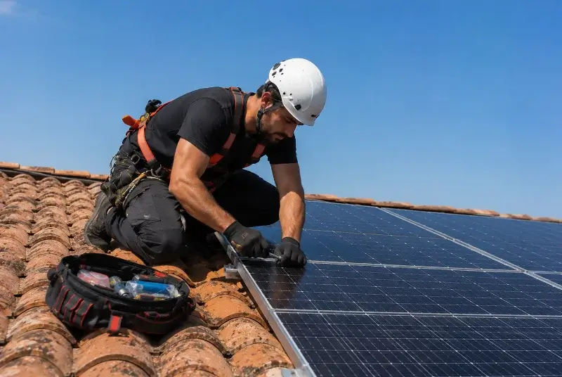 Maintenance et monitoring de panneaux solaires à Vieux