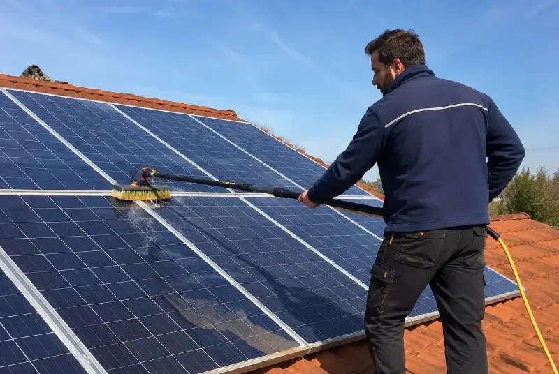 Nettoyage et entretien de panneaux solaires à Vieux