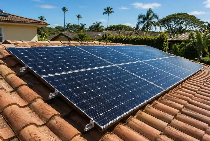 Installation de panneaux solaires à Vieux